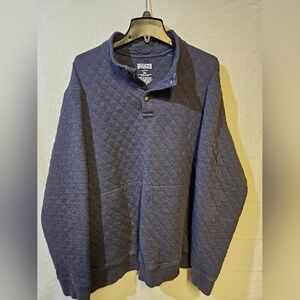 Duluth  Navy Quilted Pullover